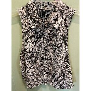 Tramp sleeveless sheer blouse size S